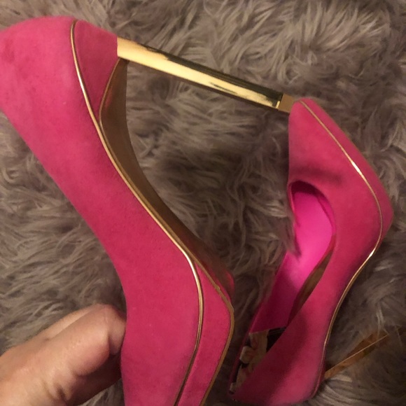 Ted baker pink and gold heels - Picture 5 of 6